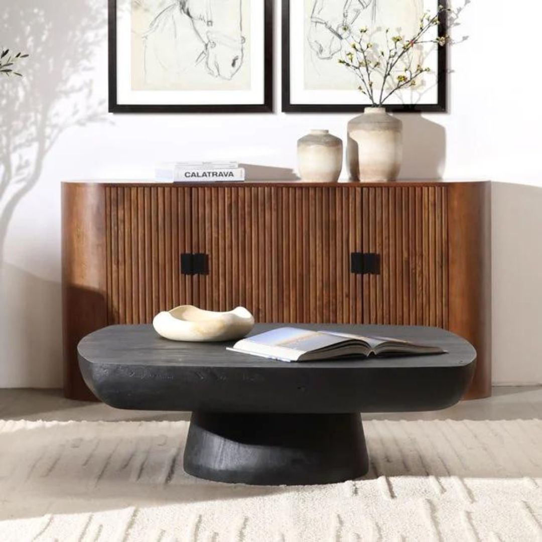 Traditional Reeded Sideboard Emilie Reeded Wood Sideboard | Hello Norden