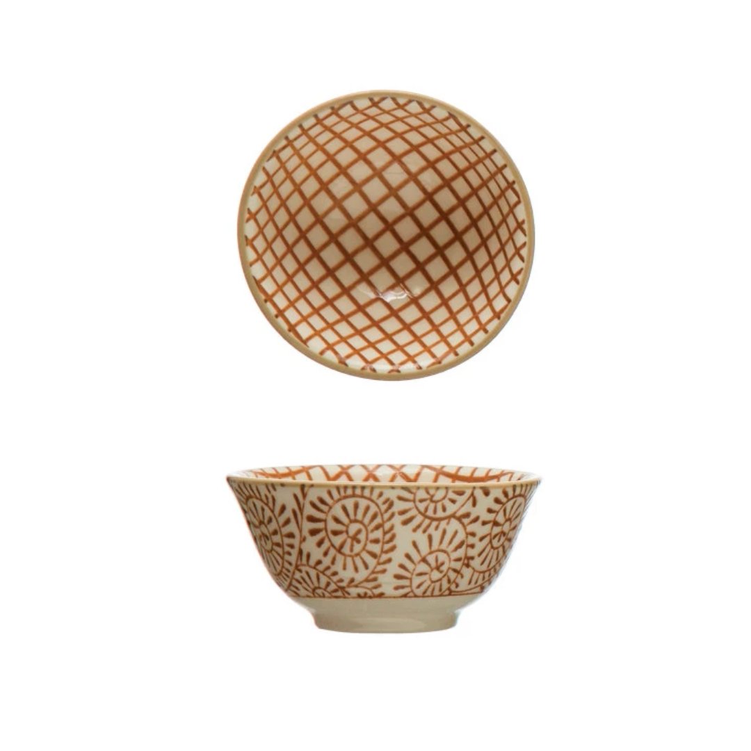 Engla Patterned Pinch Pot - Decorative Bowls - Hello Norden