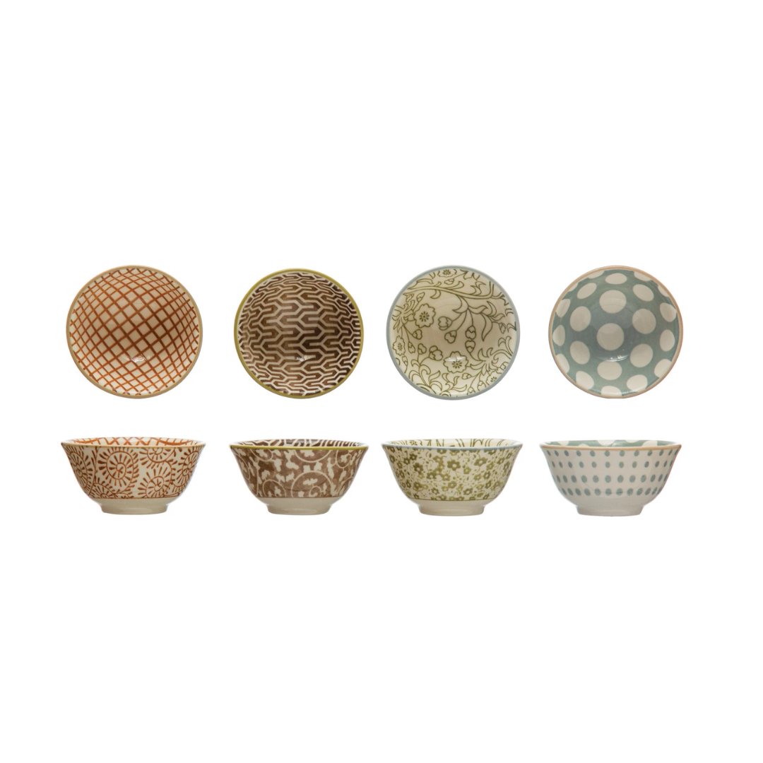 Engla Patterned Pinch Pot - Decorative Bowls - Hello Norden