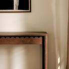 Cute brown sofa console table Sadie