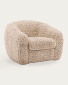 Elina Fur Accent Chair - Living Room - Hello Norden
