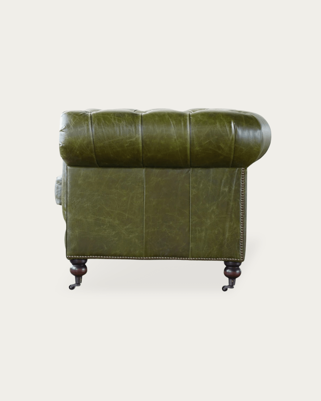 Fenris Leather Chesterfield Chair - Arm Chairs - Hello Norden