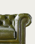 Fenris Leather Chesterfield Chair - Arm Chairs - Hello Norden