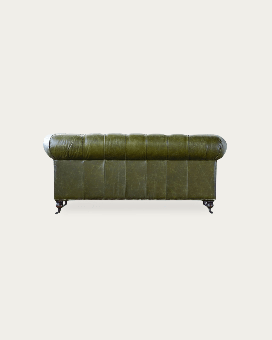Fenris Leather Chesterfield Loveseat - Loveseat - Hello Norden