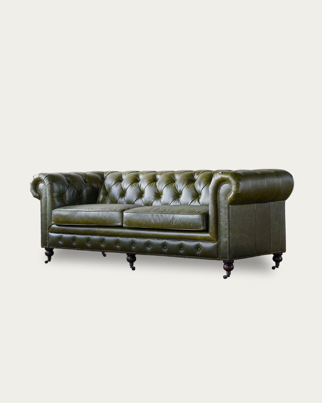 Fenris Leather Chesterfield Sofa - Sofas - Hello Norden