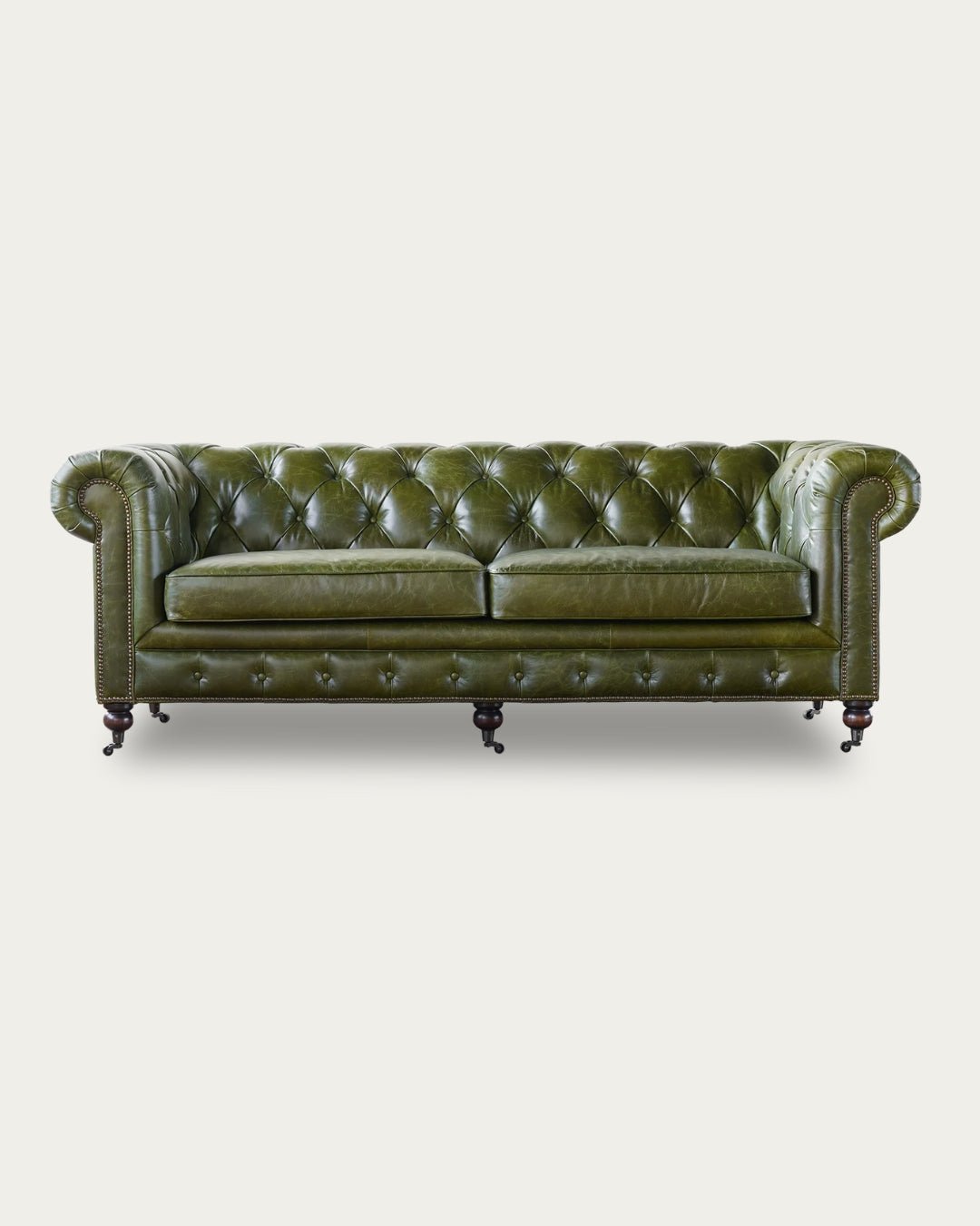 Fenris Leather Chesterfield Sofa - Sofas - Hello Norden