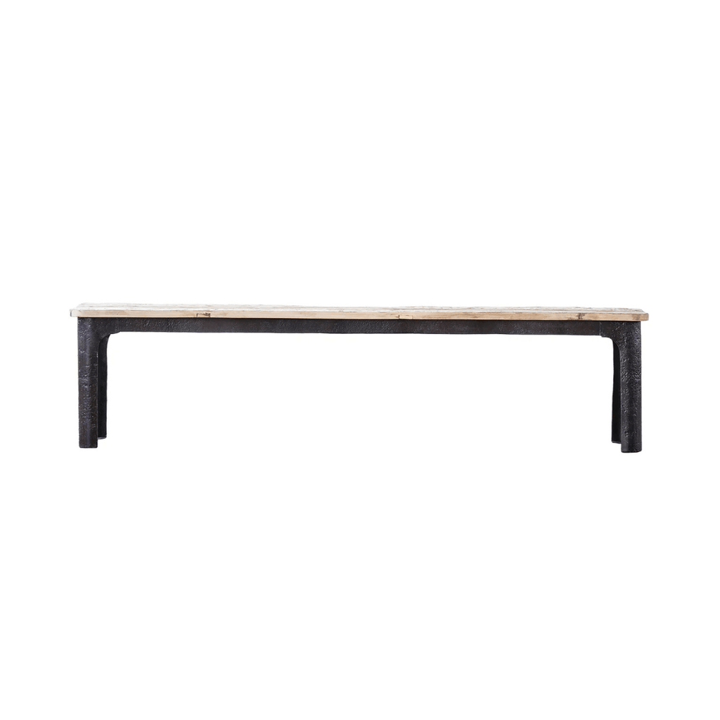 Finn Rustic Wood Bench - Bench - Hello Norden