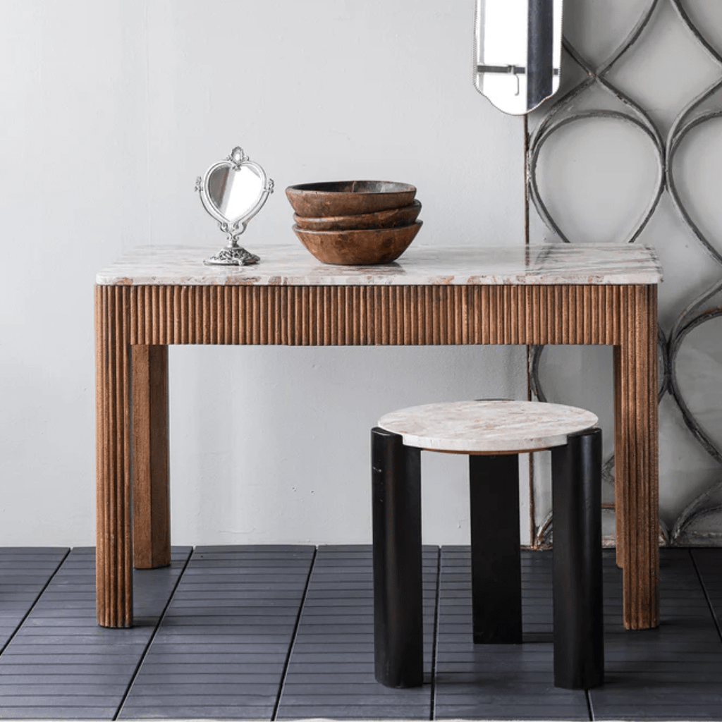 Fjola Marble Console Table - Consoles - Hello Norden