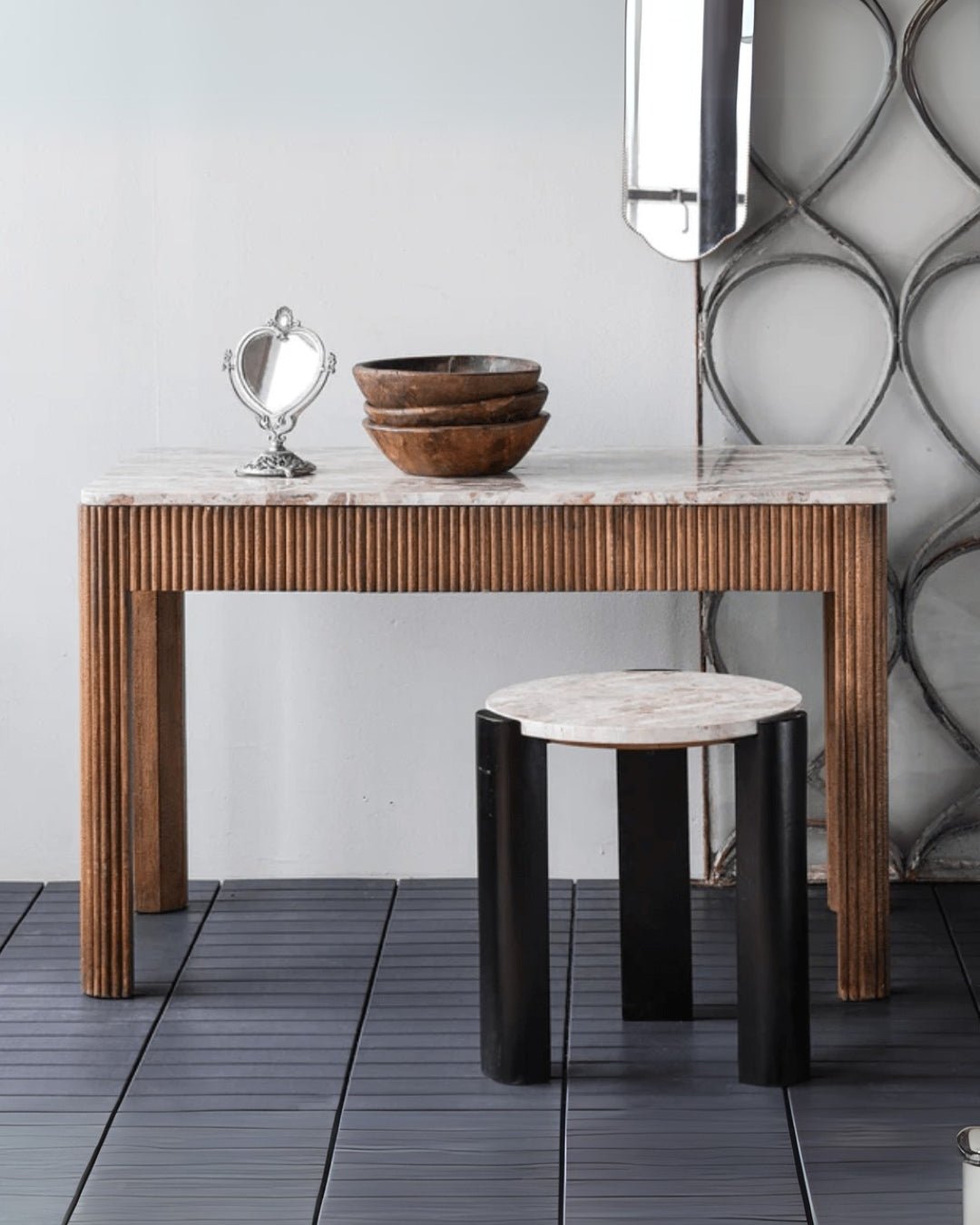 Fjola Marble Console Table - Consoles - Hello Norden