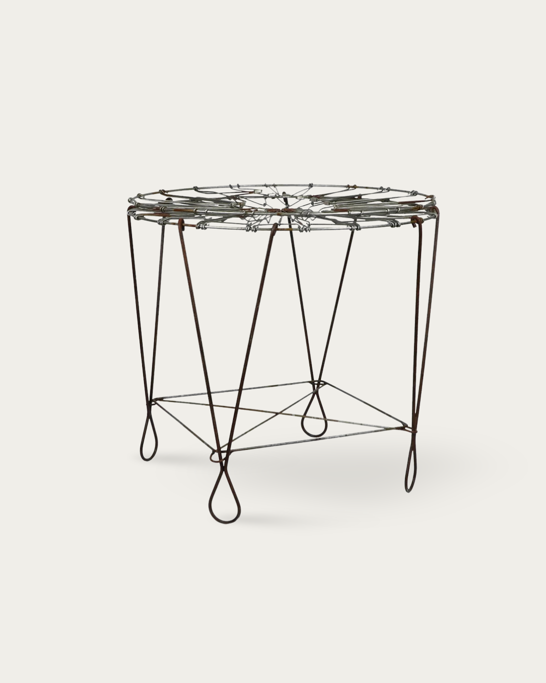Wire Basket Plant Stand - Planters & Pots - Hello Norden