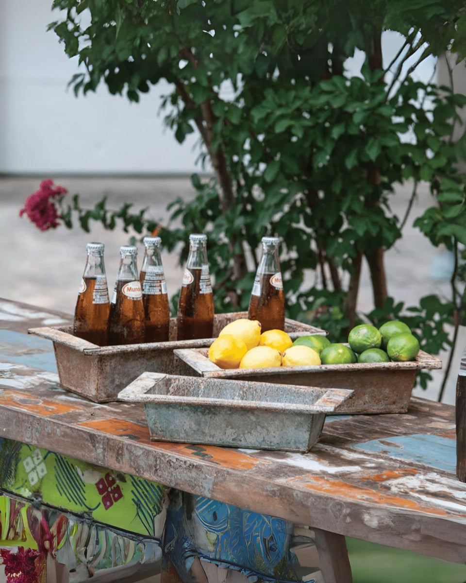 Fransen Outdoor Metal Trough Set