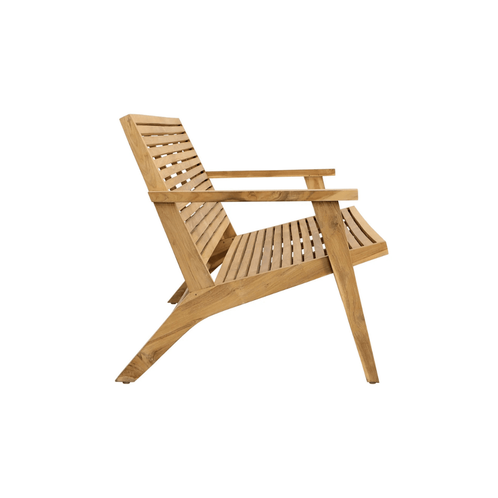 Freydis Teak Wood Garden Bench - Bench - Hello Norden