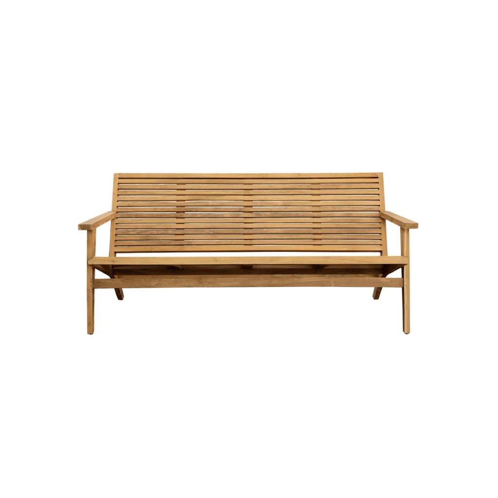 Freydis Teak Wood Garden Bench - Bench - Hello Norden