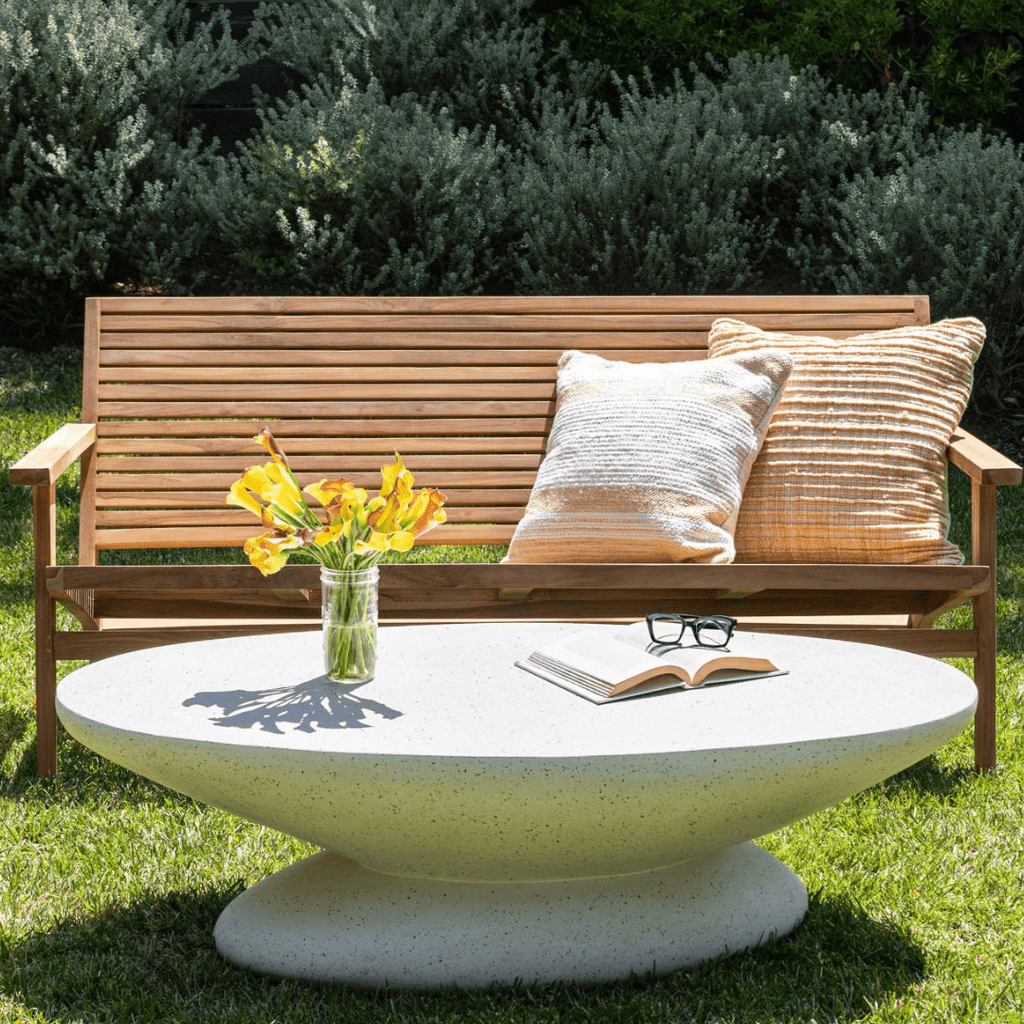 Freydis Teak Wood Garden Bench - Bench - Hello Norden