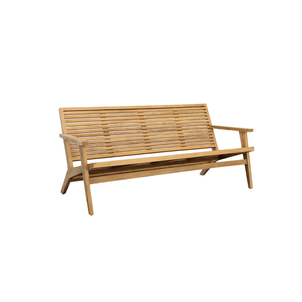 Freydis Teak Wood Garden Bench - Bench - Hello Norden