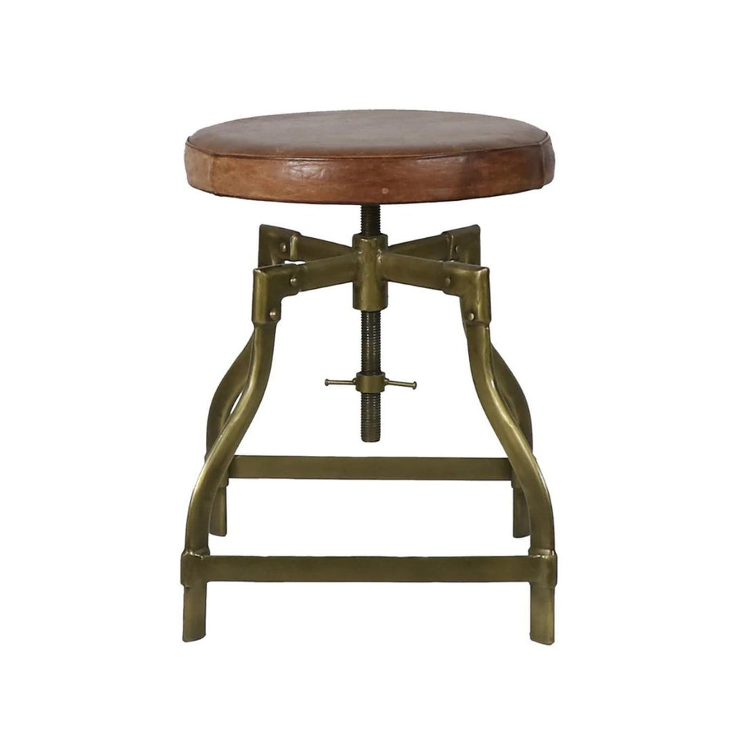 Geir Brass Stool - Stools - Hello Norden