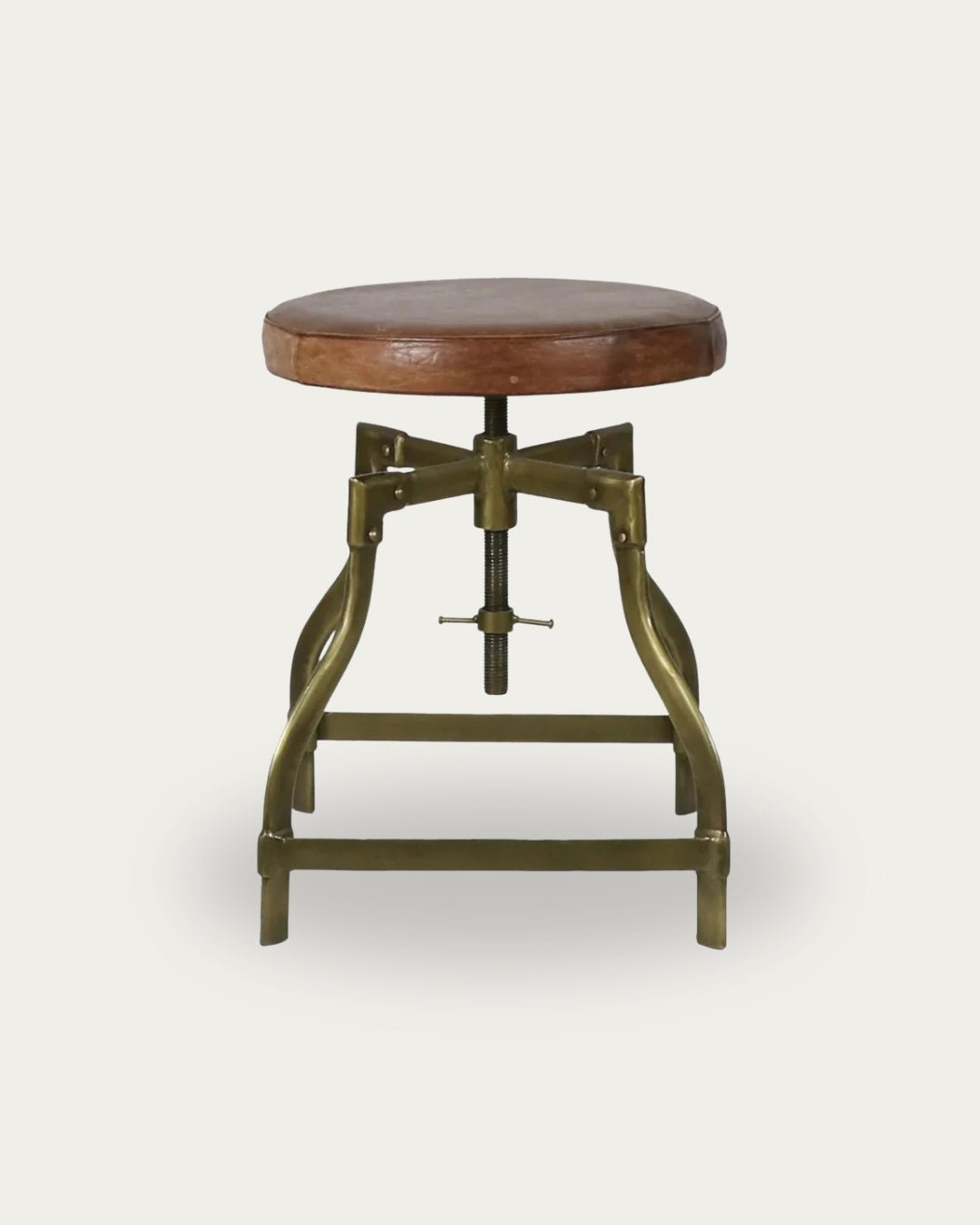 Geir Brass Stool - Stools - Hello Norden