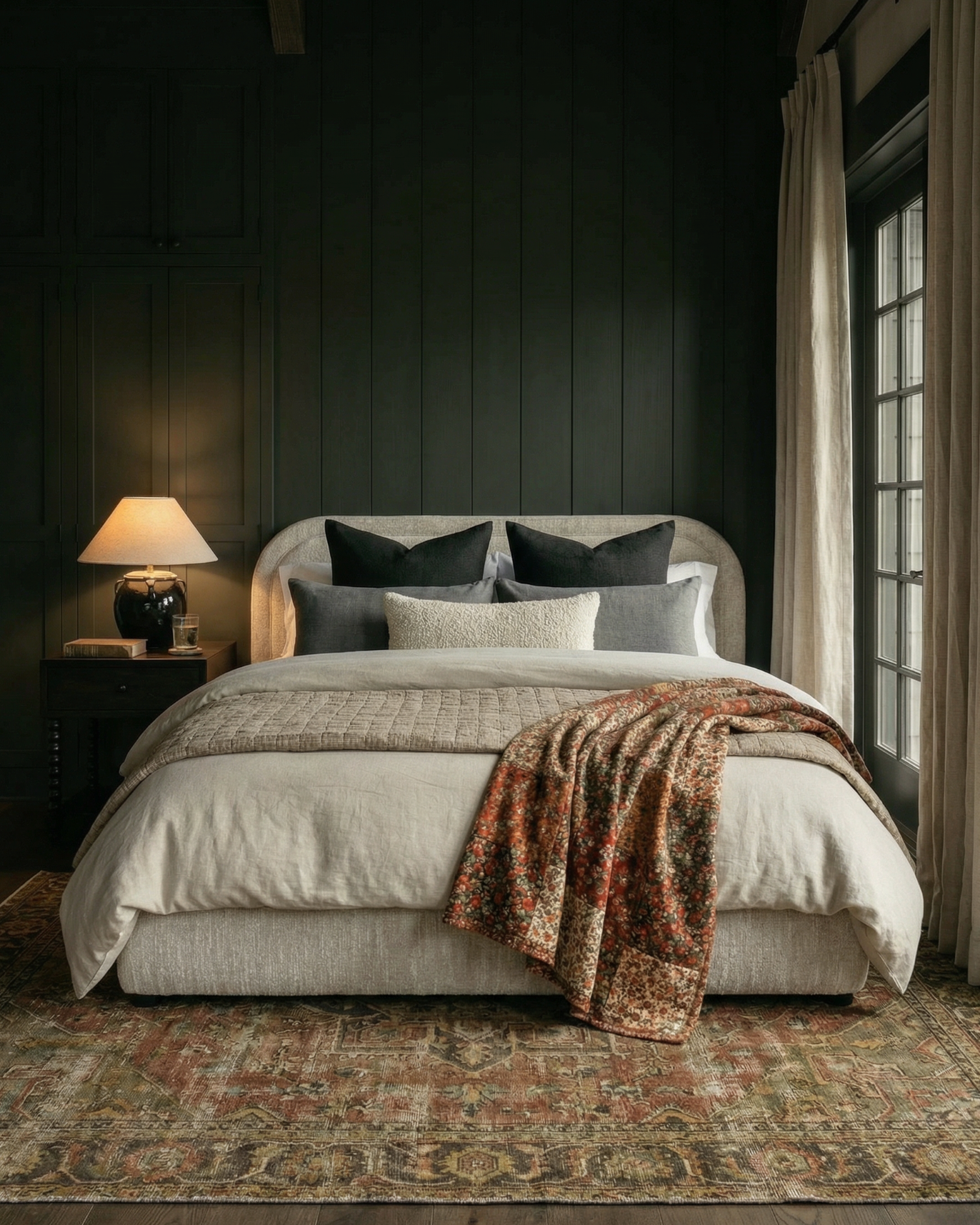 glazed table lamp vintage pottery mountain modern Hello Norden