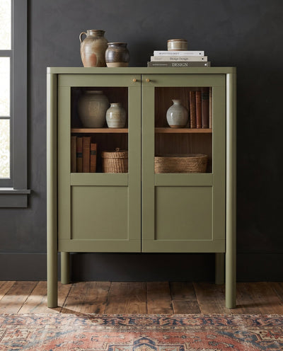 living room furniture modern mountain  cabinet Hello Norden - Gunnhild Cabinet, styled in a modern rustic room