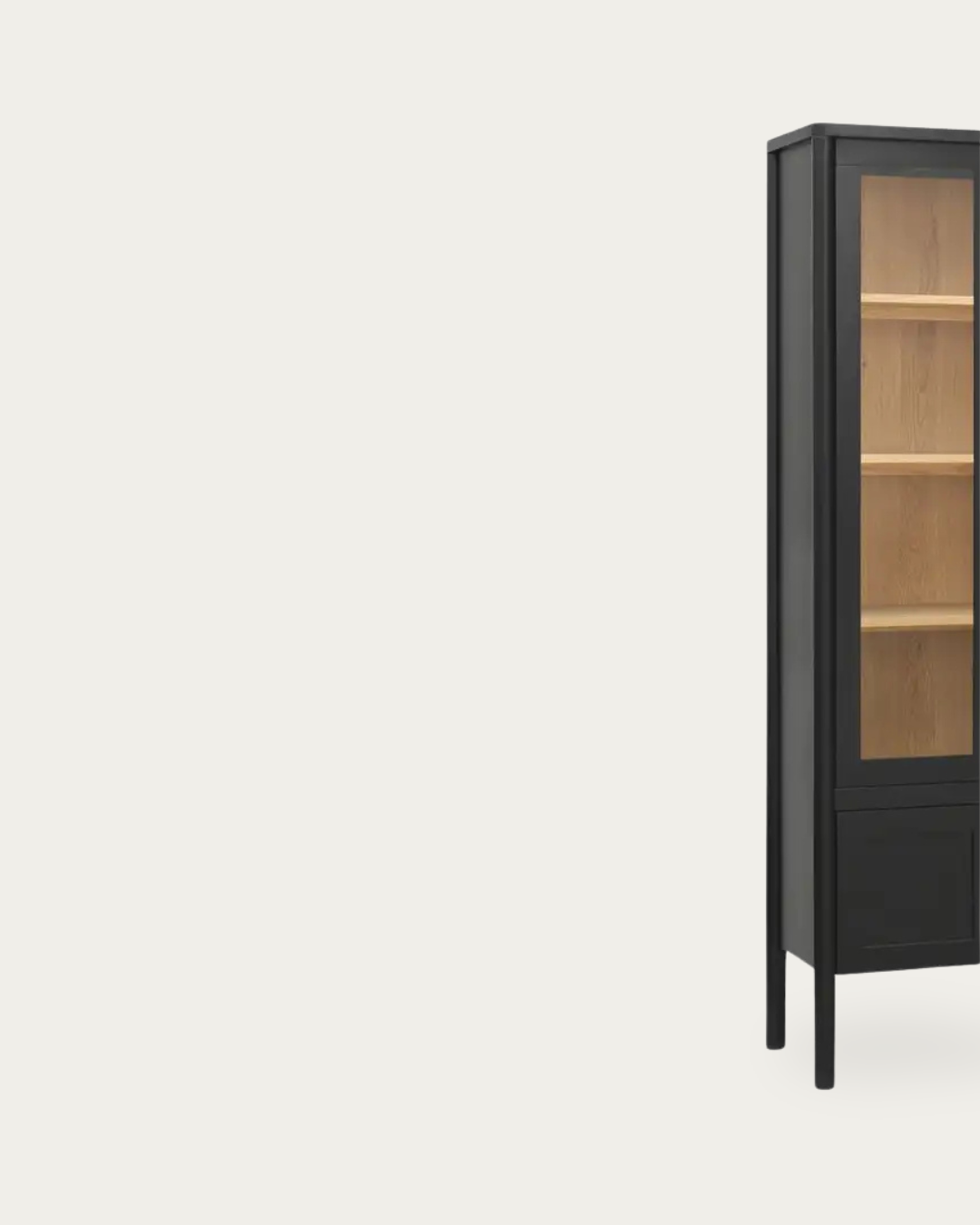 living room furniture modern mountain cabinet Hello Norden - Gunnhild Tall Cabinet, detail view