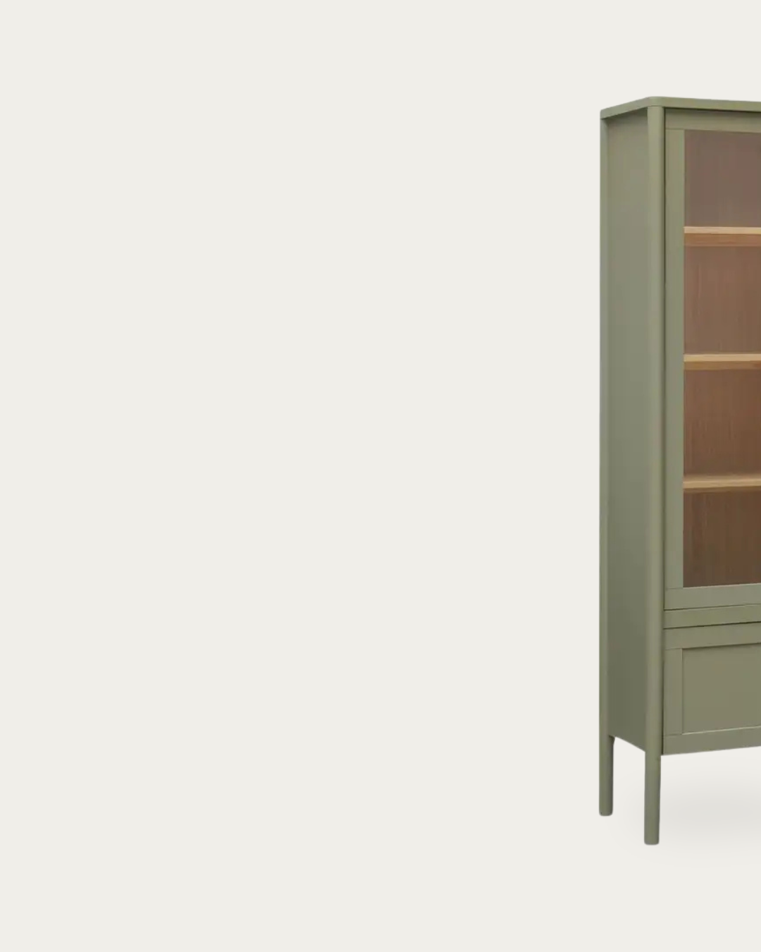 living room furniture modern mountain cabinet Hello Norden - Gunnhild Tall Cabinet, detail view
