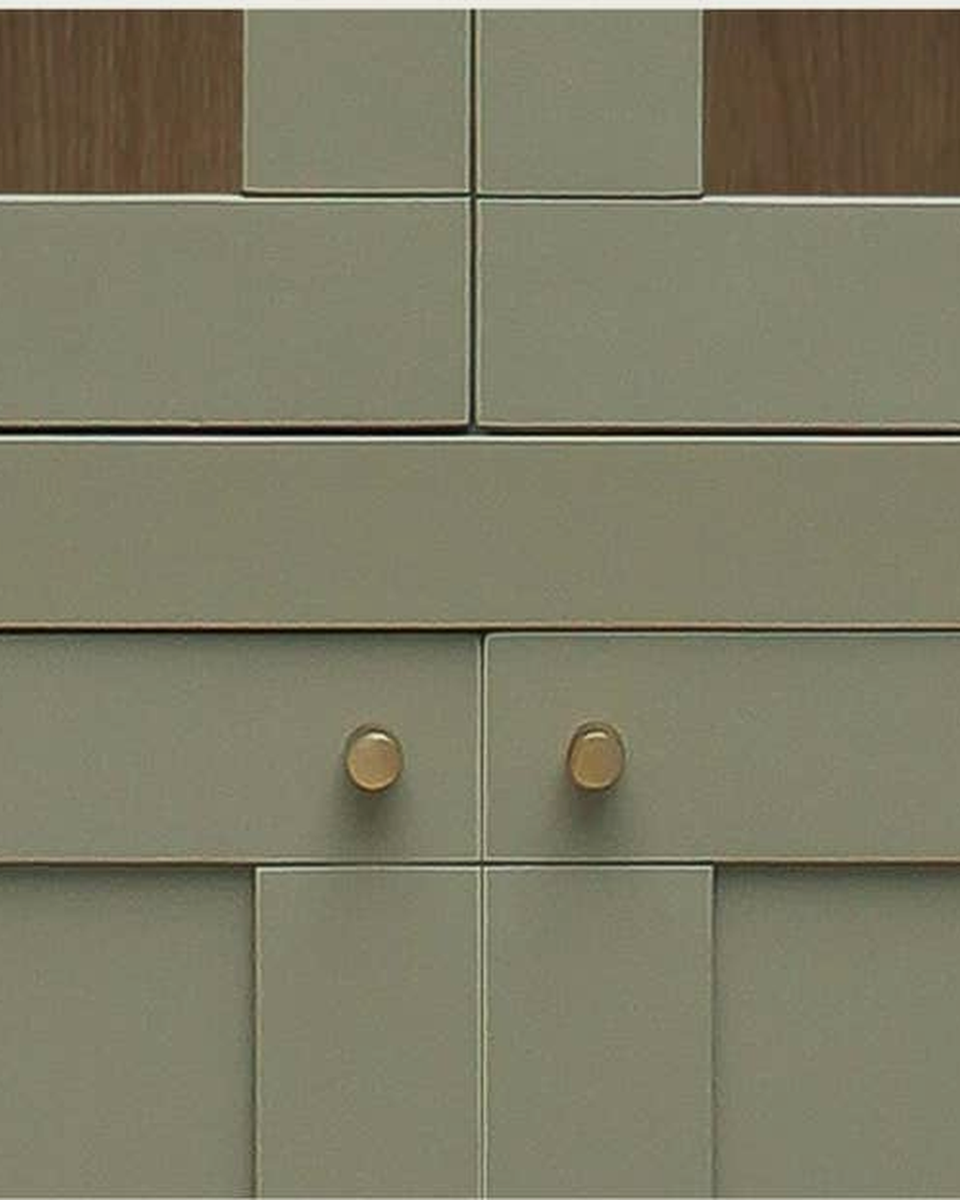 living room furniture modern mountain cabinet Hello Norden - Gunnhild Tall Cabinet, detail view