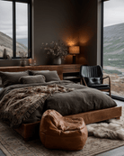 Gustav Black Leather Chair - Arm Chairs - Hello Norden