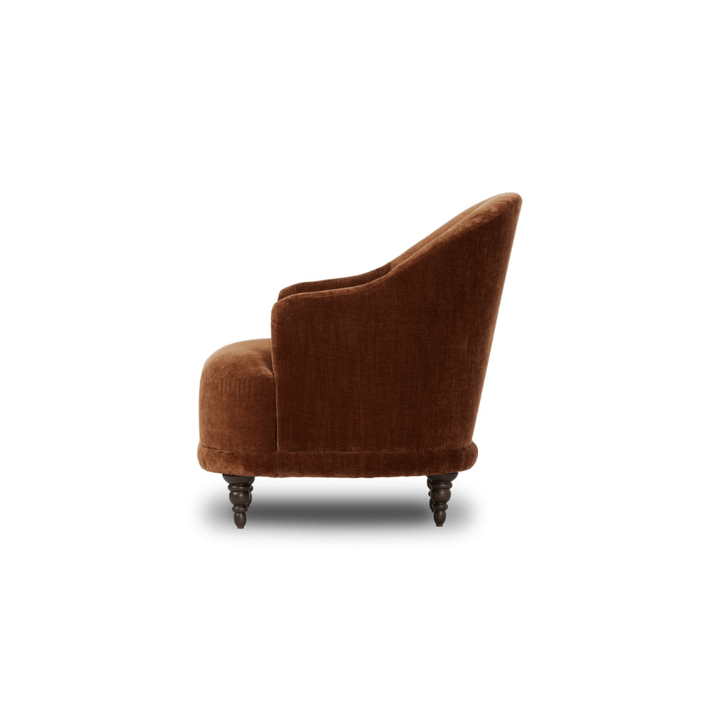 Halle Velvet Lounge Chair - Arm Chairs - Hello Norden