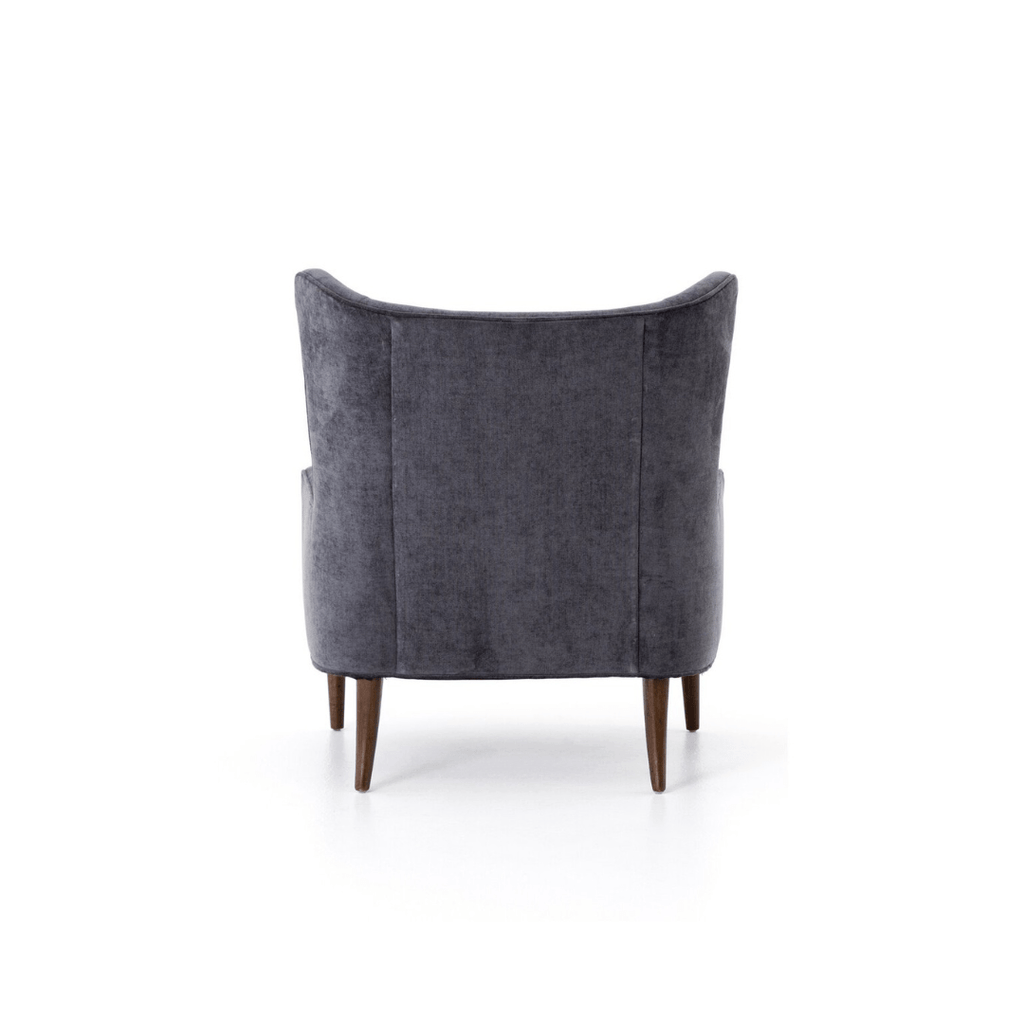 Hallgrim Velvet Wing Chair - Arm Chairs - Hello Norden