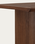 dining room furniture modern mountain mindi wood dining table Hello Norden - Halvard Dining Table, detail view