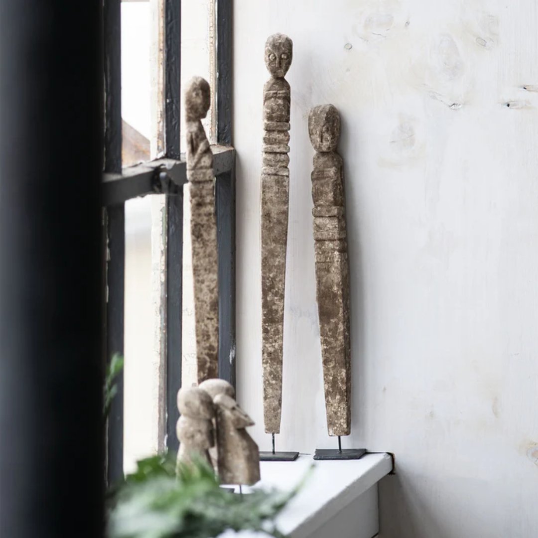 Hand - Carved Stick Figure Sculpture - Sculptures - Hello Norden