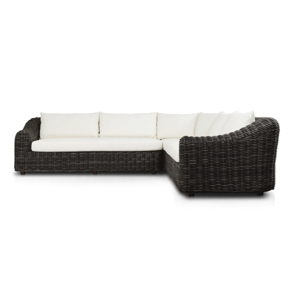 Hanna Outdoor 3 Piece Sectional Sofa - Sofas - Hello Norden