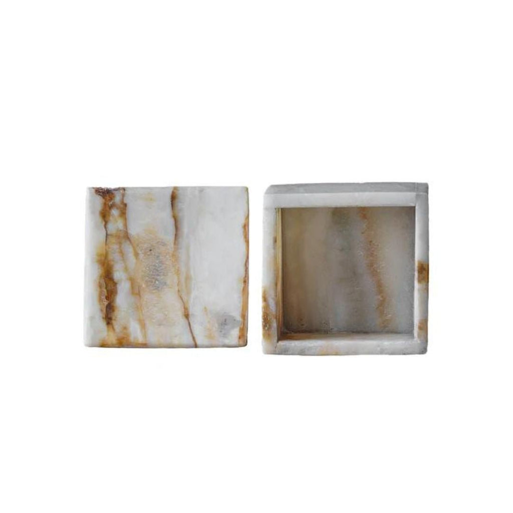 Hannes Square Onyx Box - Decorative Bowls - Hello Norden