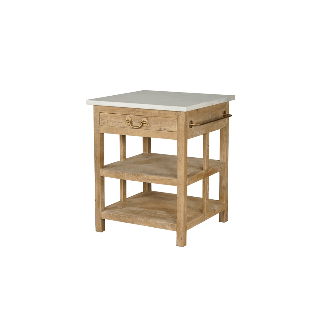 Helmi Marble Kitchen Island - Kitchen Island - Hello Norden