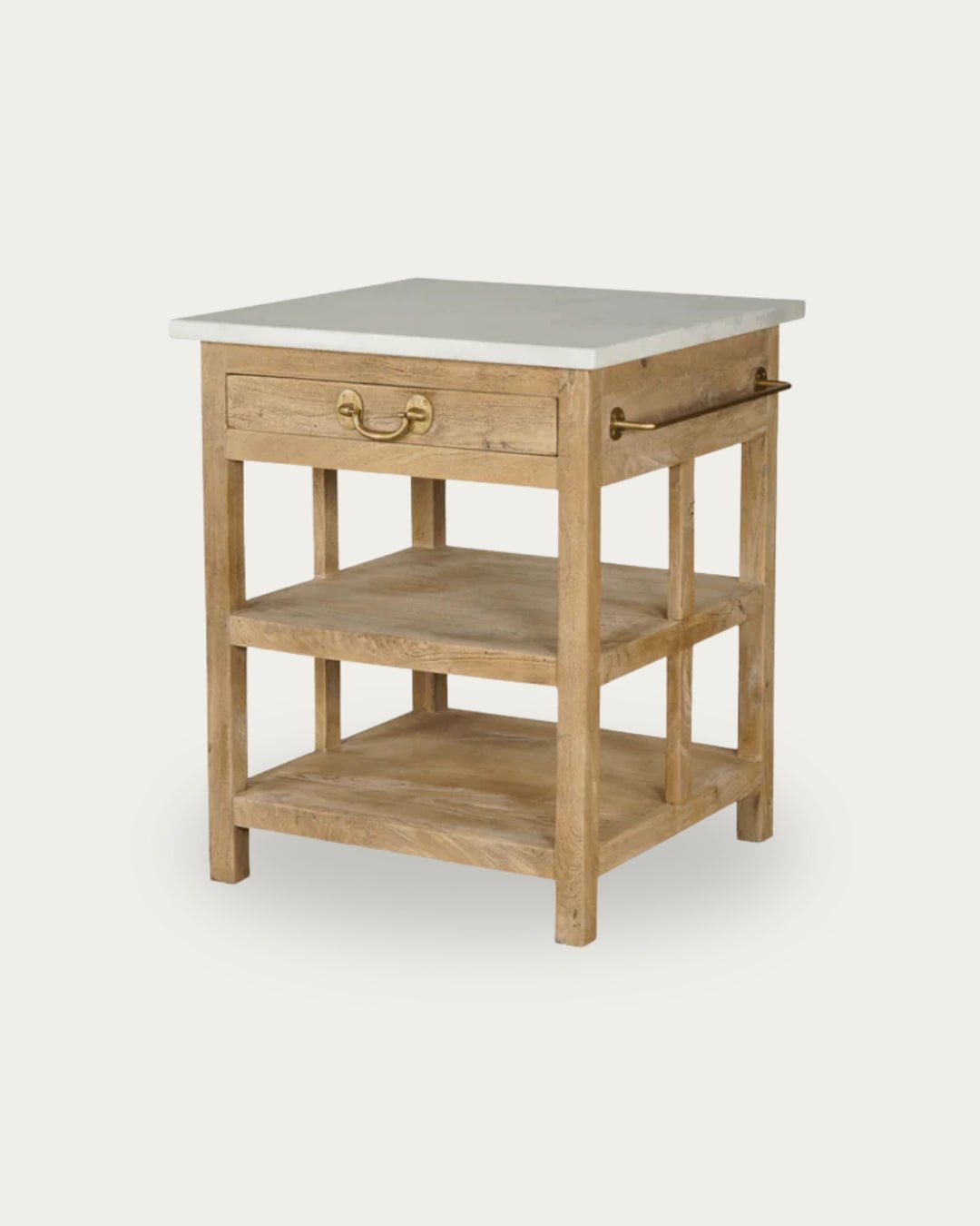 Helmi Marble Kitchen Island - Kitchen Island - Hello Norden