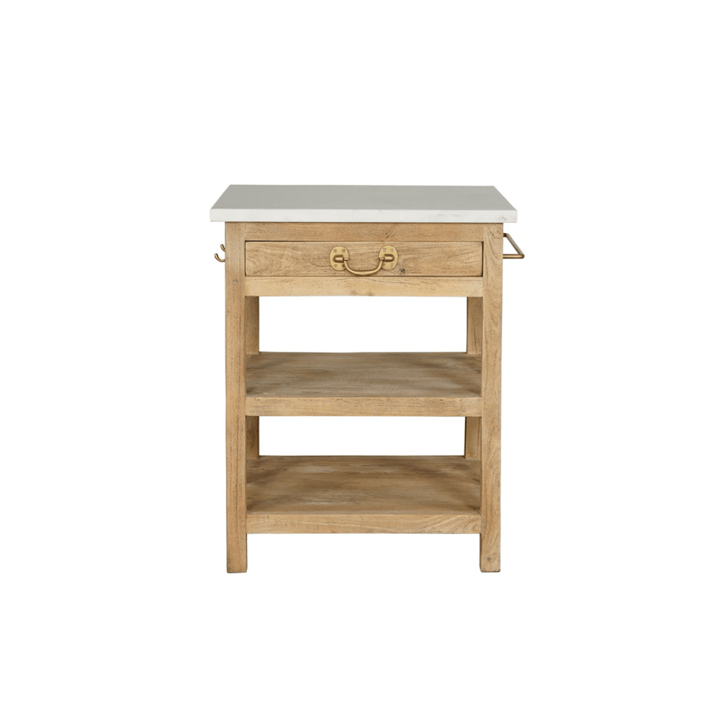 Helmi Marble Kitchen Island - Kitchen Island - Hello Norden