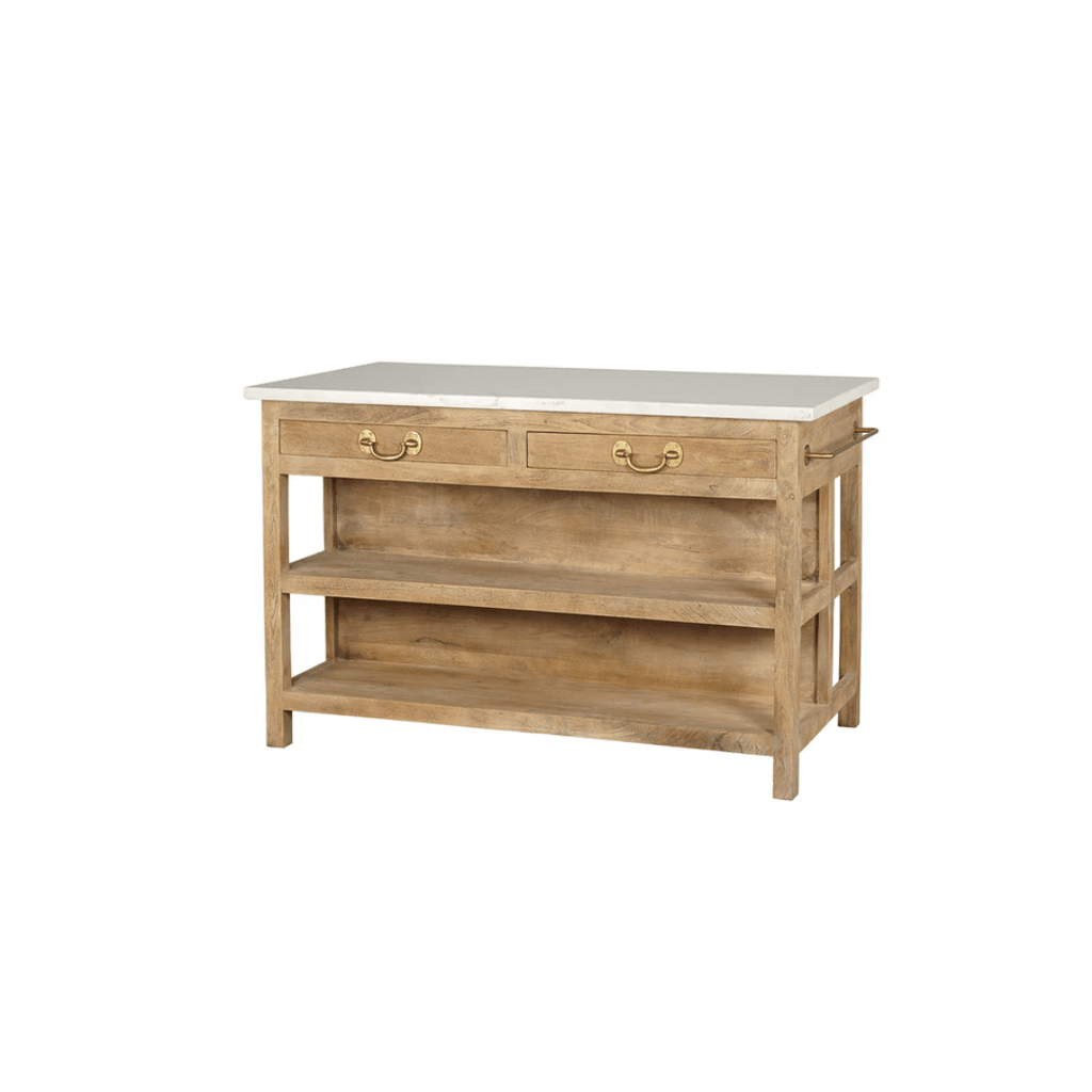 Helmi Marble Kitchen Island - Kitchen Island - Hello Norden