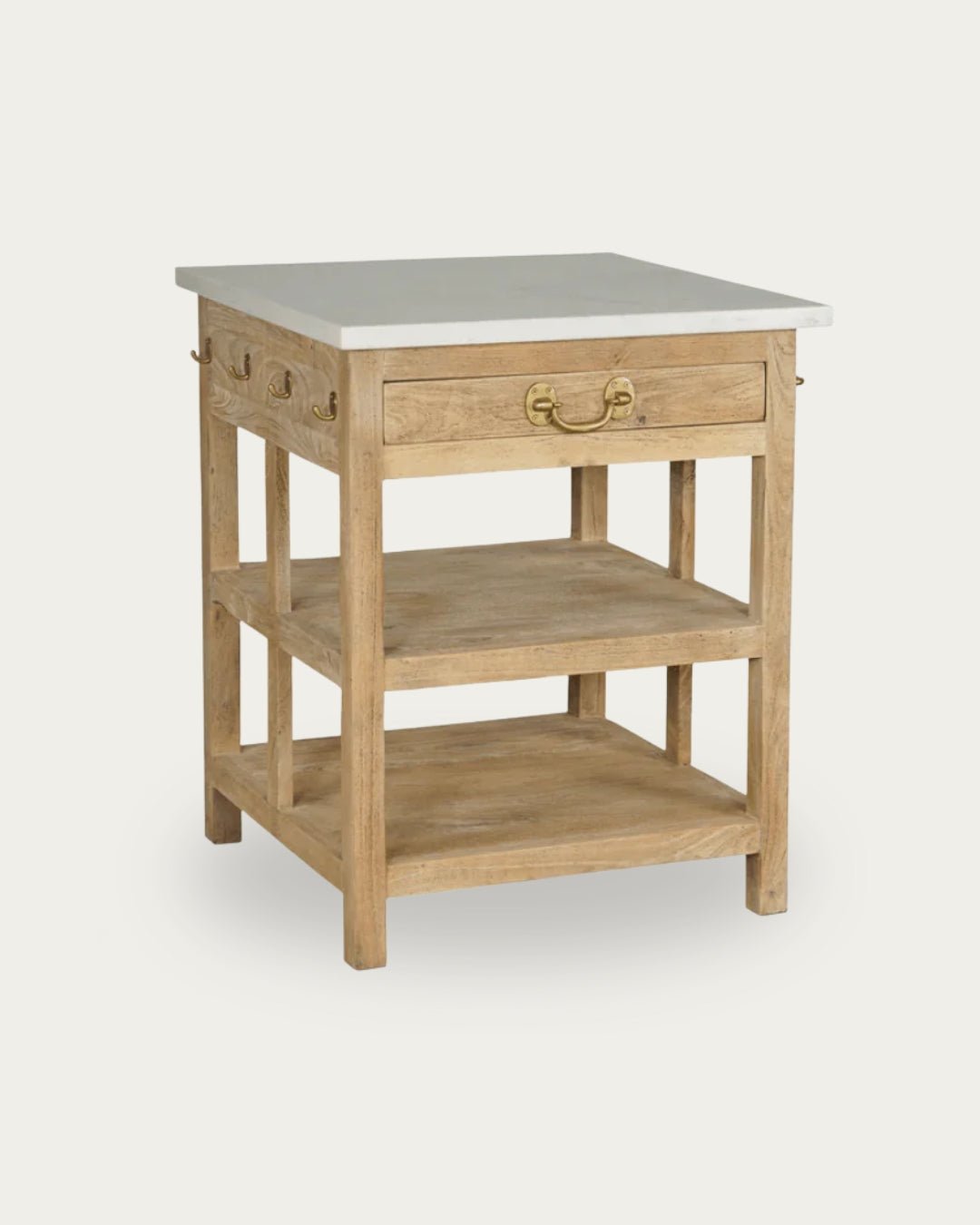 Helmi Marble Kitchen Island - Kitchen Island - Hello Norden