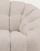 living room furniture modern mountain boucle fabric swivel chair Hello Norden - Herman Swivel Chair, detail view