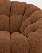 living room furniture modern mountain chenile fabric swivel chair Hello Norden - Herman Swivel Chair, detail view