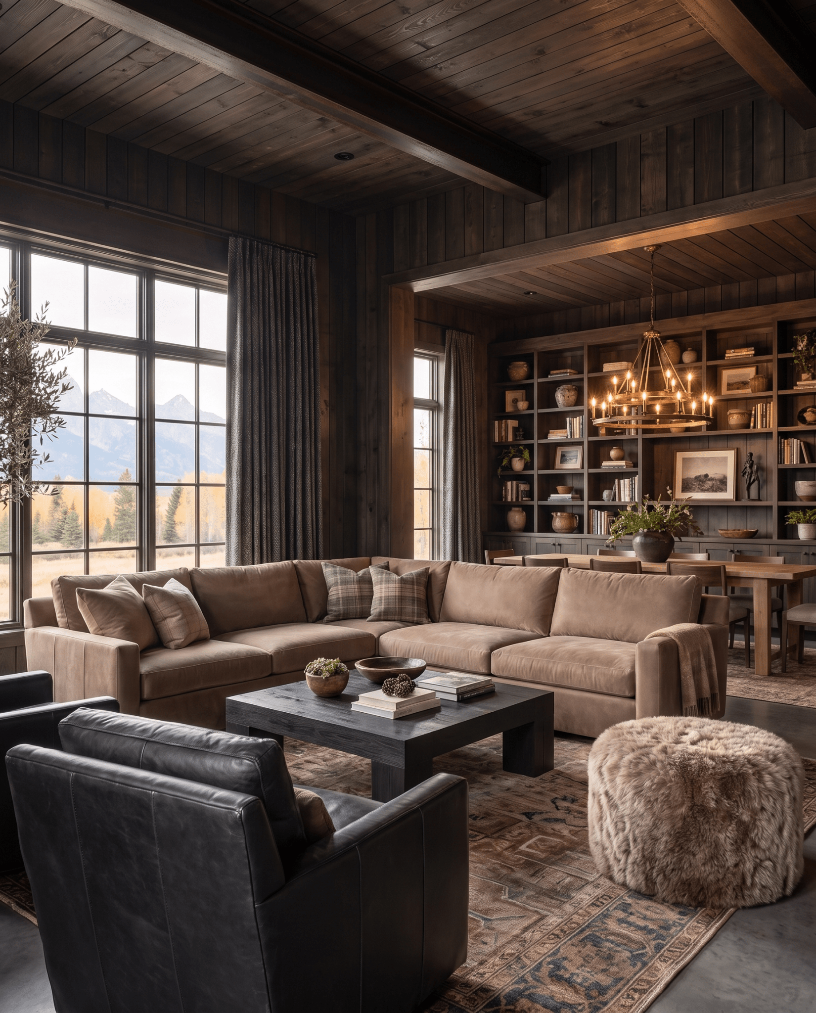 Edda Sectional (96-118" | multiple sizes) detail — Charwood Hollow Modern Rustic Living Room | Hello Norden