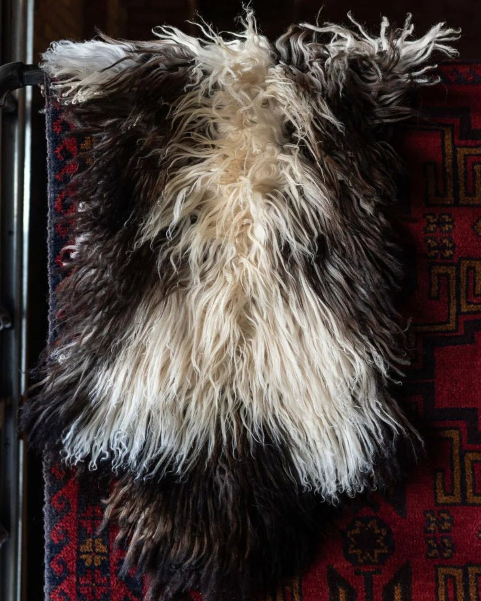 Icelandic Curly Sheepskin Throw Rug