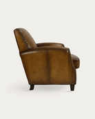 Igor Brown Leather Club Chair - Arm Chairs - Hello Norden