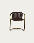 Ingma Brass Leg Dining Chair - Dining Chairs - Hello Norden