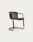 Ingma Brass Leg Dining Chair - Dining Chairs - Hello Norden