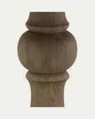 dining room furniture modern mountain mango wood dining table Hello Norden - Ingmar Round Dining Table, detail view