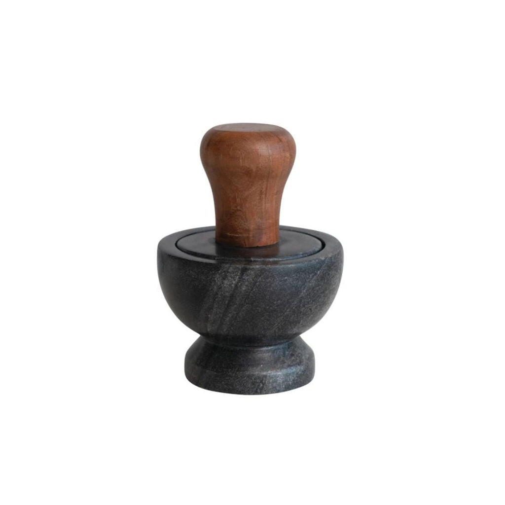 Janica Marble Mortar & Pestle - Kitchen & Dining - Hello Norden