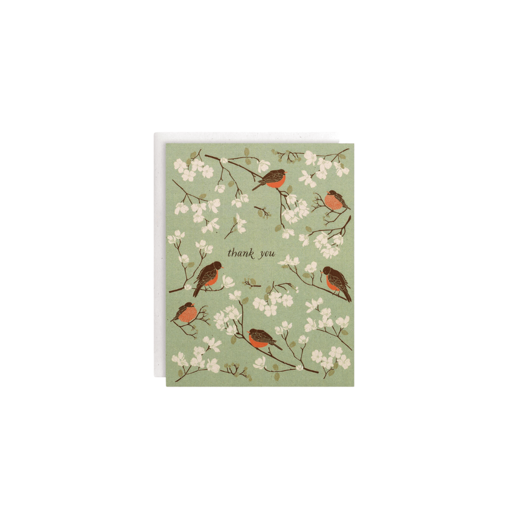 Janne Floral Thank You Cards - Box of 8 - Card - Hello Norden