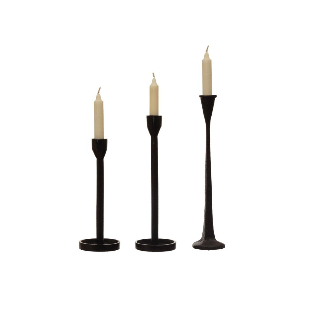 Jarn Iron Taper Candle Holder - Candle Holders - Hello Norden