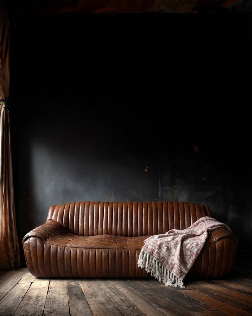 Modern Leather Sofa - Brown Leather Sofa